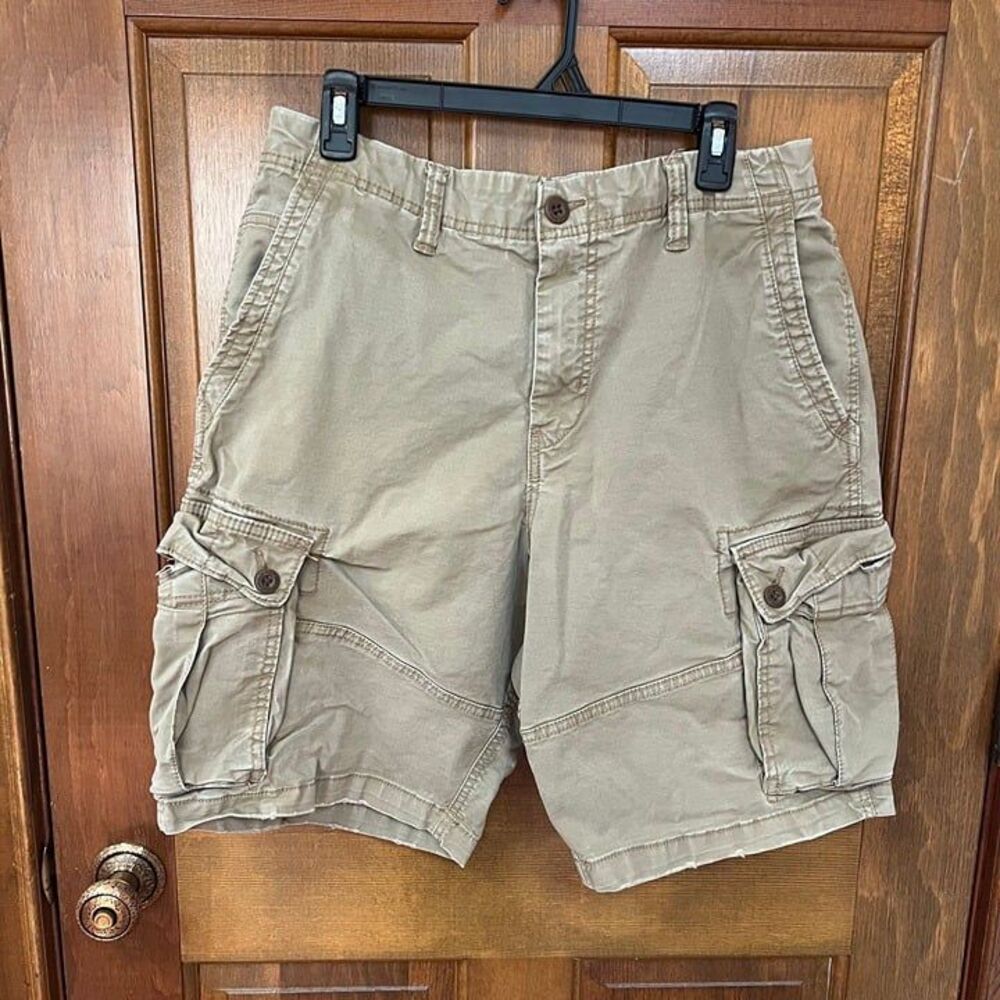 AE Flex 12" Lived-In Longer Length Cargo Short - Size 36